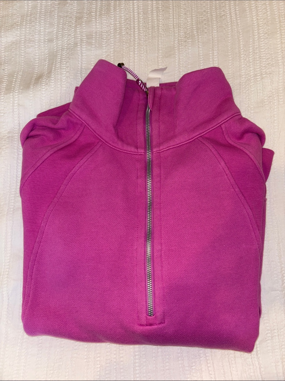 lululemon athletica Fuchsia Half-Zip Crew Pullover